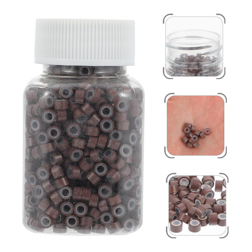 1000St Siliconen Haarring DIY Accessoires Voor Vlechten 2
