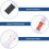 -pomes Para Piscina Com V-Clip Remover Manchas Ferrugem 8