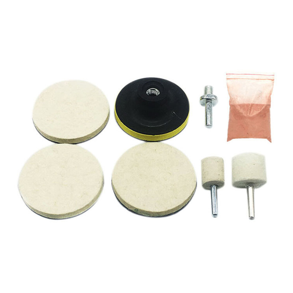 Glass Scrach Remover Cerium Oxide Polishing Powder Wheel Pad 7754000168118