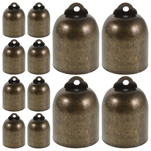 75 Bronze Windspiel Mini Glockenanhänger Für DIY 2