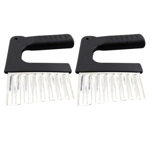 2Pcs De Aço Inoxidável Para Batata