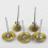 Mini brosses de polissage, tige de 2.35mm, ensemble de fer en 6