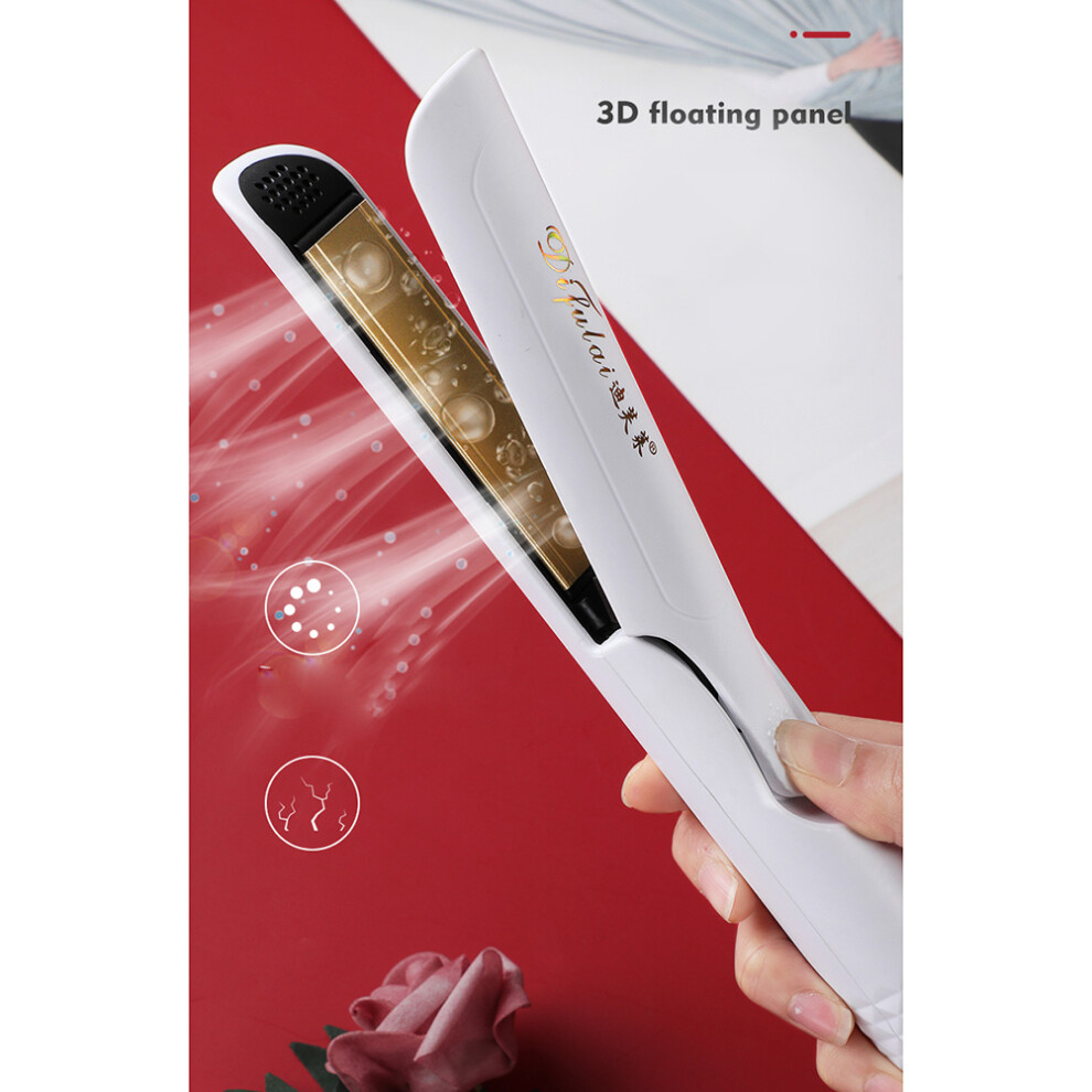 1 Sztuka PrzenośNy Prostownik Do WłOsóW Z Wtykiem Us BiałY-image