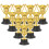 10 Unidades Mini Troféu Plástico Recompensa Decoração Presente 4