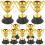 10 Unidades Mini Troféu Plástico Recompensa Decoração Presente 2