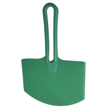 Spatule à plâtre avec lame en acier inoxydable et-plastique vert