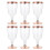 6 Stk. Goblet Einweg Sektbecher Kunststoff 180 Ml 3