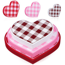 Raindrops Valentine Day Table Sign Multi 6pcs 5.5x4.6x0.6in Boxwood