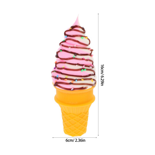 Eiswaffel Requisite Simulationseis Kalte Nachspeise Modell 1