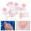 Separadores De Dedos Silicone Com Flor De Margarida Para Pedicuro 2