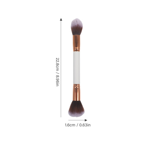 Escova De Maquiagem Nylon Dupla T-01-455 2