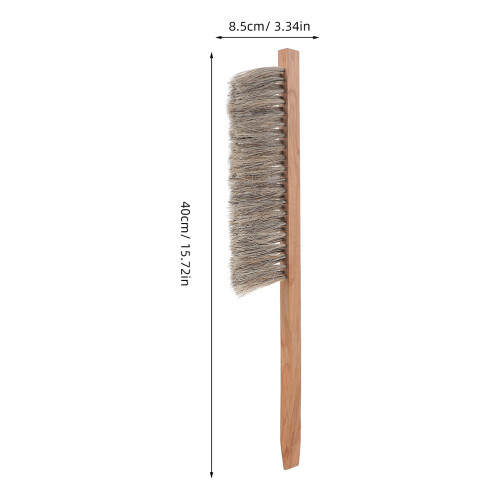 2Pcs Portable Beehive Brush Soft PVC Bristles Wood Handle Multicolor 1
