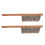 2Pcs Portable Beehive Brush Soft PVC Bristles Wood Handle Multicolor 3