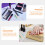 1 Set Dubbele Kop Nagelborstel Draagbare Dotting Pens 6