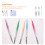 1 Set Dubbele Kop Nagelborstel Draagbare Dotting Pens 7