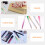 1 Set Dubbele Kop Nagelborstel Draagbare Dotting Pens 11