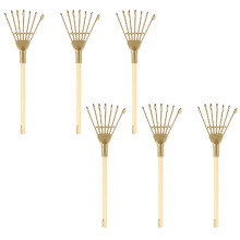 6 Stuks Ijzeren Asseharken Tuinbouwgereedschap