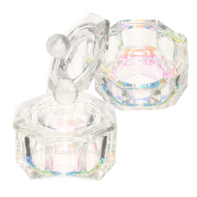 2 Stuks Manicure Nagelkopjes Acryl Kristalglas Cup Met