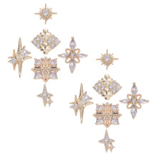 12Pcs Nail Art Charms Decor Rhinestones For Diy Manicure