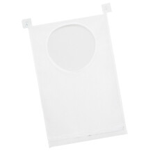 1Stk Weißes Netz-Kleiderbeutel Polyester Wandhängend