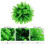 1 Pingente De Bola De Grama Artificial Verde Decoração 8
