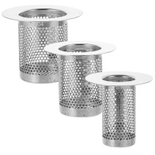 3Stk Spülen Mesh Einsätze Duschablauf Haarsieb Badewannenablauf