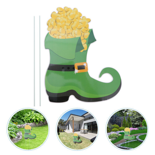 St Patricks Day Garten Schild Mit Halterung Für Boot 2