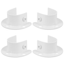 4Stück Stabhalter Kleiderstange Halterung 32mm