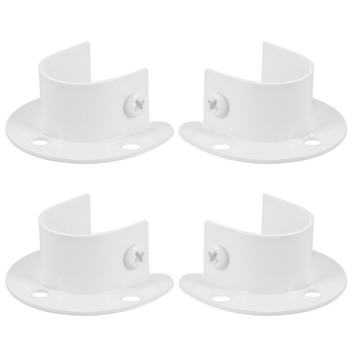 4Stück Stabhalter Kleiderstange Halterung 32mm