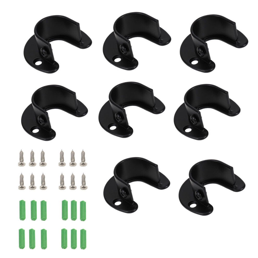 8 Sztuk Stalowych Nierdzewnych Podstaw Do Wieszaka Na BieżNi-image