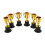 6 Unidades Troféu Plástico 10 Cm Para Competições Estudantis 9