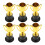 6 Unidades Troféu Plástico 10 Cm Para Competições Estudantis 5