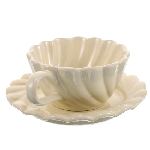 Conjunto De Cerâmica Para Latte Cappuccino