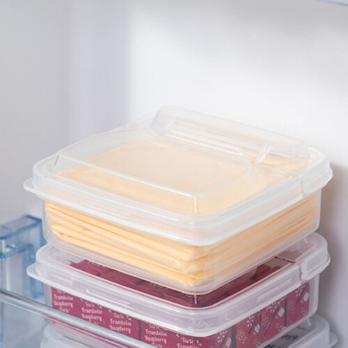 2 Stuks Kaas Snijden Dozen Bakjes Eetwaren Schalen Versbewaar 2