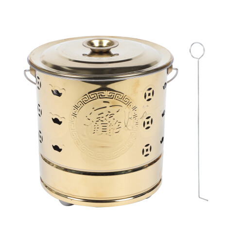 Conjunto Balde De Queima Profissional Para Moeda Com Gancho 2