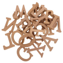 2 Sets Unlackierte Holzbuchstaben Für Bastelarbeiten Und