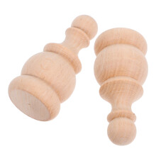 8 Holzknäufe Für Geländer, Pfosten, , Accessoires