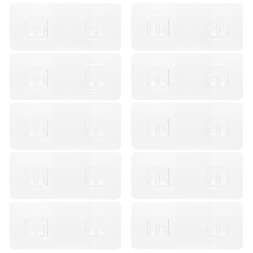 20 Pezzi Portasapone Doccia Adesivo Trasparente