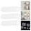 100 Pezzi 25 Mm Cabochon Quadrato In Cristallo Trasparente 7