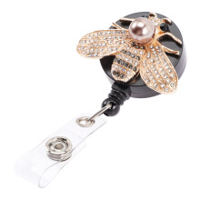 Strass Abzeichen Abroller Halter Metallclip Schlüsselhalter Für Frauen