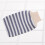 Stripe Badetuch Doppelseitig Für Frau (Grau) 7