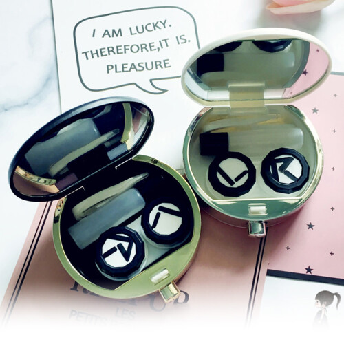 Portátil Para Lentes Com , Pinça, Aplicador E Frasco 2