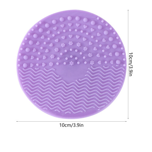 Round Cleaning Tool, Discos de para Pincéis de Maquiagem 1