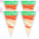 100Pcs Food Grade Plastic Cookie Packaging Bags Carrot Design Assorted 3