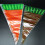 100Pcs Food Grade Plastic Cookie Packaging Bags Carrot Design Assorted 7