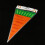100Pcs Food Grade Plastic Cookie Packaging Bags Carrot Design Assorted 10