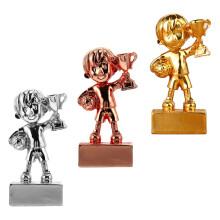 3Stk Kleine Fußball Trophäe Verchromt Harz Preise Tischdekoration