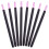 8Pcs Multifunctional Nail Polishing Pens Durable Black Pen Shape 1