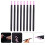 8Pcs Multifunctional Nail Polishing Pens Durable Black Pen Shape 6