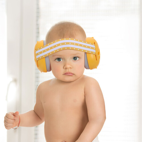 Baby Ear Muffs Antirumore Regolabili In Materiale 2
